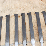 Old Nurse Wooden Plough Plane + 7 Cutters (Beech)