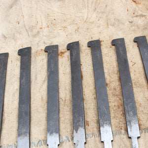 Old Nurse Wooden Plough Plane + 7 Cutters (Beech)