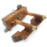 Old Nurse Wooden Plough Plane + 7 Cutters (Beech)