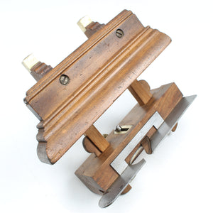 Old Nurse Wooden Plough Plane + 7 Cutters (Beech)