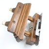 Old Nurse Wooden Plough Plane + 7 Cutters (Beech)