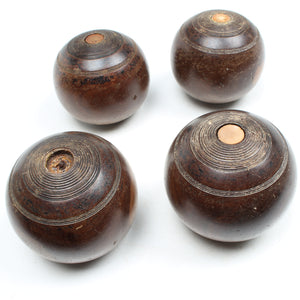 4x Old Lignum Bowls - ENGLAND, WALES, SCOTLAND ONLY