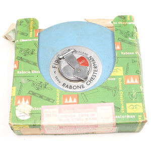 Old Rabone Chesterman Fibron Tape Measure - 66ft