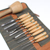 Ashley Iles Wood Carving Tool Set + Mallet (Beech)