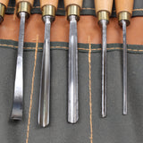 Ashley Iles Wood Carving Tool Set + Mallet (Beech)