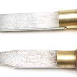 2x Old Clay (Sheffield) Turnscrew Screwdrivers - 6" - 8" (Beech)