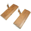 2x Wooden Round Planes (Beech)