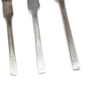 5x Old British / Sheffield Screwdrivers (Beech)