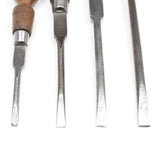 4x Old Signal (Sheffield) Screwdrivers (Beech)
