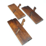 3x Hollow and Round Planes (Beech)