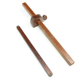 Old Long Wooden Marking Gauge 18" & Wooden Bevel 12 1/2"