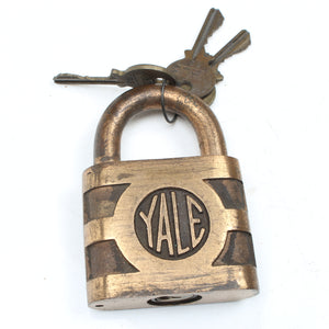 Vintage Brass Yale Padlock