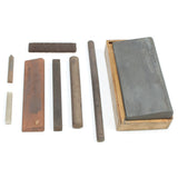 8x Various Small Slipstones / Shaped Sharpening Stones