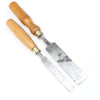 2x Old Spear & Jackson Firmer Chisels - 5/8", 1 1/4" (Beech)