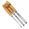 3x Old Marples Bevel Edge Chisels - 1/4", 3/8", 1/2" (Boxwood)