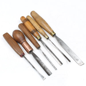 6x Wood Carving Tools (Ash, Beech)