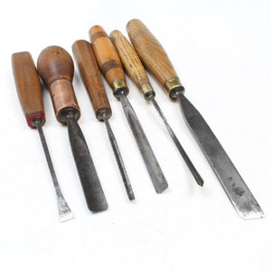 6x Wood Carving Tools (Ash, Beech)