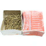 105x Foxford Round Head Brass Screws – 1 1/4” x 6