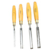 4x Old Marples Firmer Gouges - 1/4" - 5/8" (Boxwood)