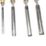 4x Old Marples Firmer Gouges - 1/4" - 5/8" (Boxwood)