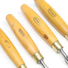 4x Old Marples Firmer Gouges - 1/4" - 5/8" (Boxwood)