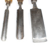 3x Old Sorby & Ward Gouges (Ash)