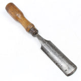 Old Isaac Greaves Outcannel Firmer Gouge - 34mm (Ash)