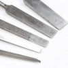 5x Old Firmer Chisels - 1/8" - 1" (Ash, Beech) (UK)