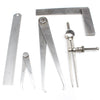 Old Calipers, Dividers, Rule, Square