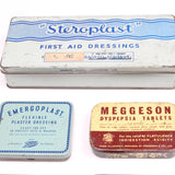 7x Old Tins
