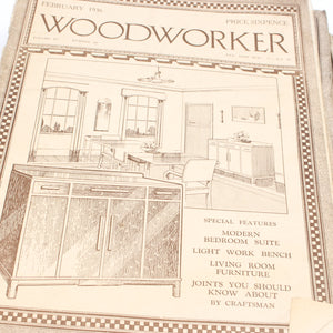 Lots Of Old Woodworker Magazines 1930's + 1950's Book