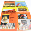 6x Woodworker Magazines 1972