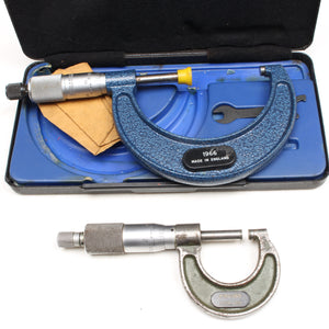 Old Mitutoyo Micrometer and Moore & Wright Micrometer 1966