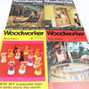 8x Woodworker Magazines 1973-1974