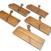 5x Early Mutter Hollow and Round Planes (Beech)