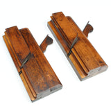 2x C Nurse (Brighton) Wooden Planes - Bead - 5/8", 7/8" (Beech)