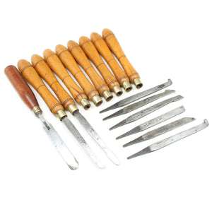 Buck & Hickman Woodturning Tools (Beech) - UK ONLY