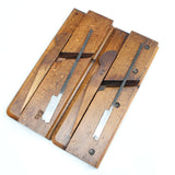 2x Old Nurse (London) Wooden Planes - Bead & Ovolo (Beech)