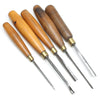 5x Frost Wood-Carving Tools (Beech, Boxwood) - OldTools.co.uk