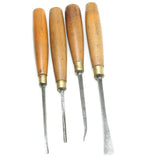 4x Herring "Prize Medal" Wood-Carving Tools (Beech)