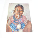Old Joy Adamson Print Of African Tribes Person