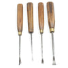 4x "Prize Medals" Herring (London) Wood-Carving Tools (Beech) - OldTools.co.uk