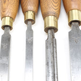 4x Old John Bull Woodturning Tools - UK ONLY