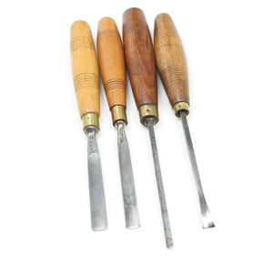 4x Woodcarving Tools (Beech)