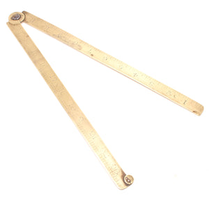 Old Smallwood Brass Rule - 24"