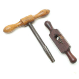 Old Wooden Screwbox and Tap (Ash, Mahogany)