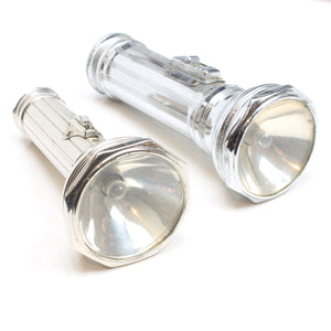 4x Old Torches / Flashlights (Display) - OldTools.co.uk