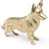 Old Brass Dog Ornament