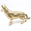 Old Brass Dog Ornament