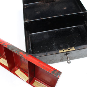 Old Money Tin / Savings Tin / Metal Box (A/F) - OldTools.co.uk